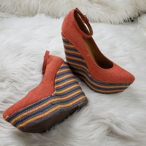 Jeffrey Campbell Havana High Colorful Pump Sz 6.5